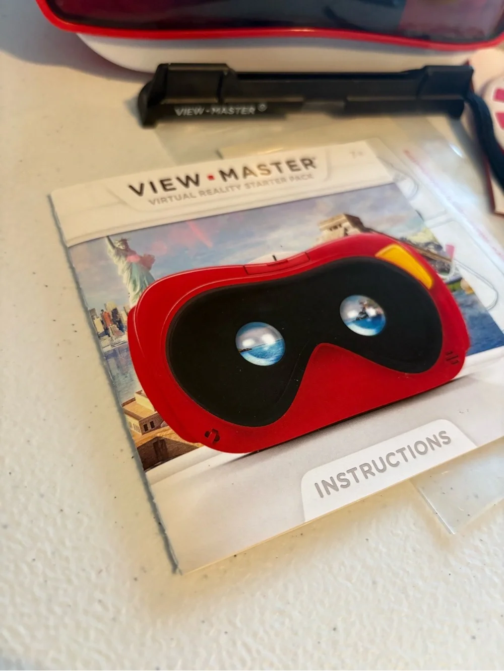 View Master Red & White Virtual Reality Viewer - Brand